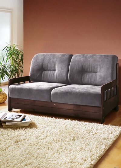 Transformerende bank gemaakt van massief grenen 