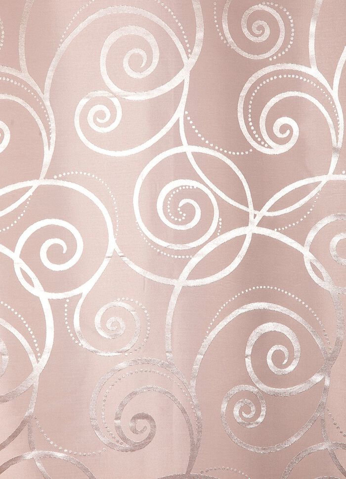 Decoratieve sjaal met omslag aan de zoom TAUPE