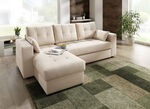 Gestoffeerd meubel met slaapfunctie BEIGE