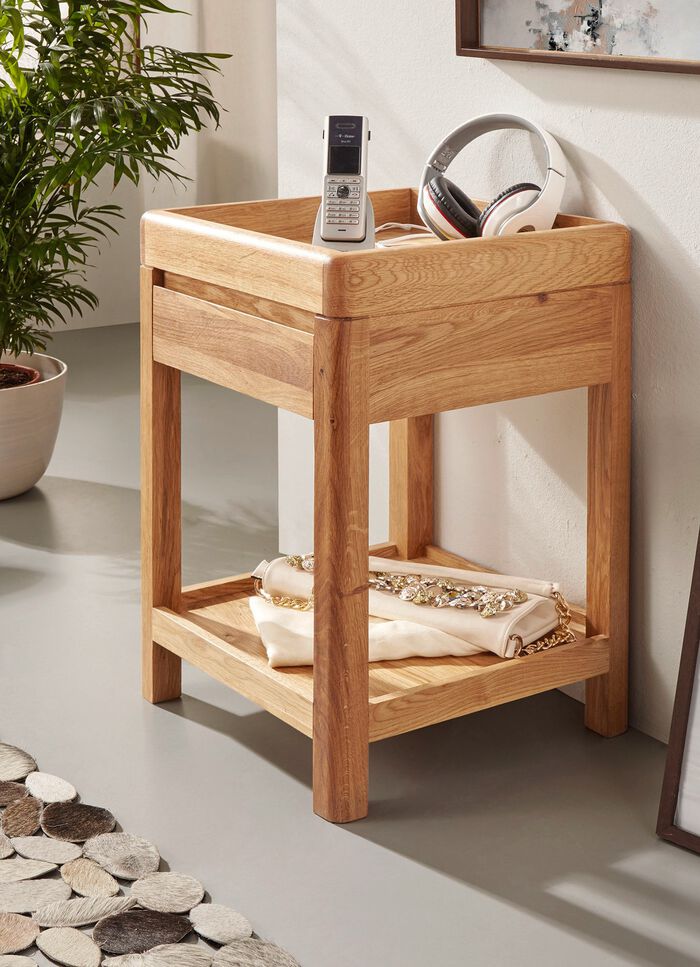 Tafel gemaakt van geolied massief hout 