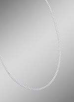 Zilveren krulketting 