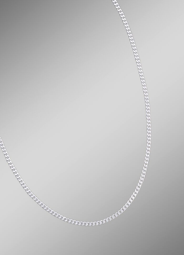 Zilveren krulketting 