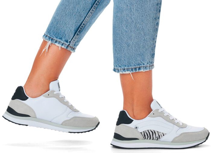 Rieker sneakers met een interessante zebraprint 