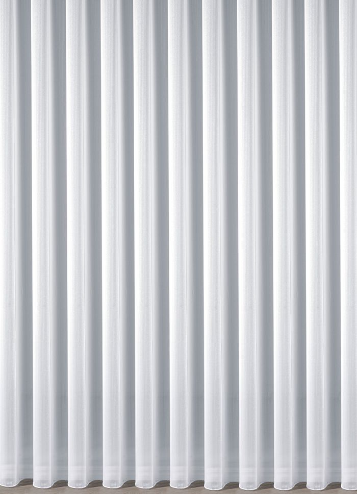 Opbergen met geplooide tape 1:2,5 en loodtape-afwerking. 