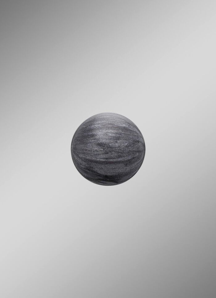 Klankbal in parelgrijs 