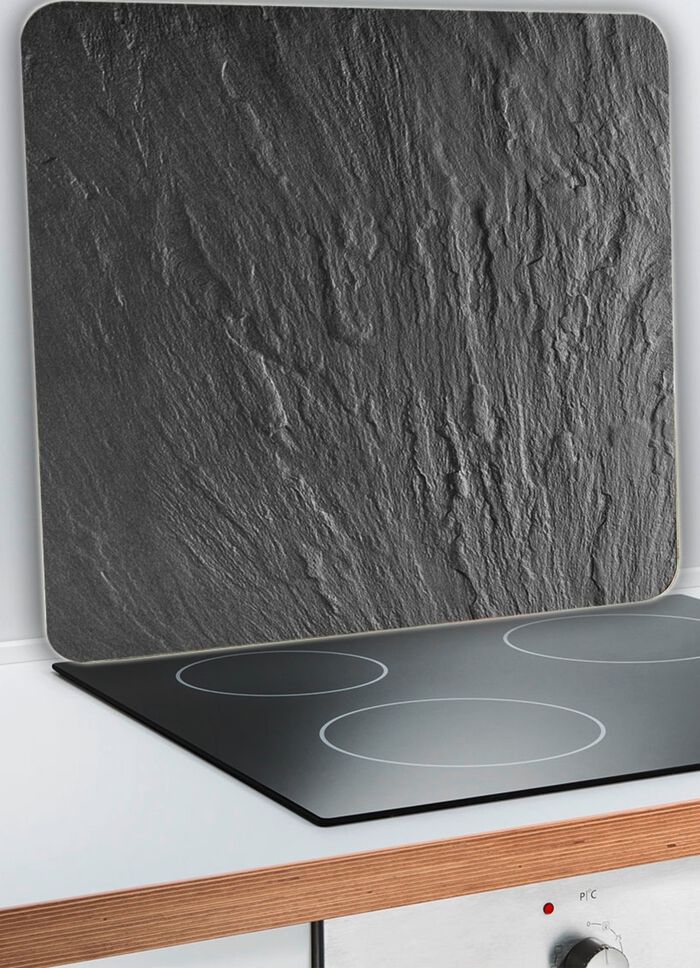 Wenko wandpaneel van glas, leisteen 