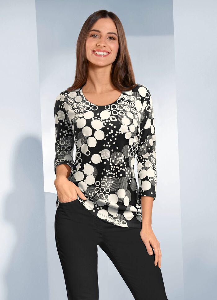 Shirt met all-over print 