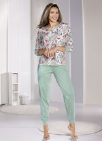 Pyjama met manchetten 