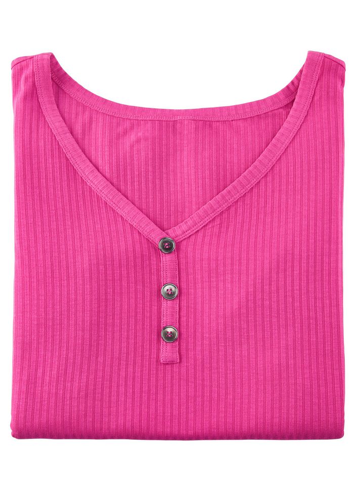 Laurina tanktop met decoratieve knoopsluiting 