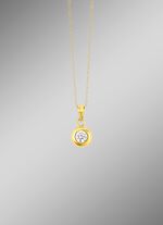 Charmante hanger met zirkonia 