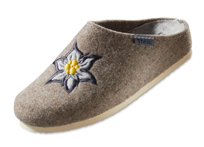 Slippers met anatomisch gevormd voetbed 