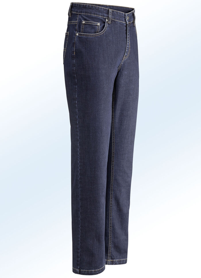 Jeans in 3 kleuren DONKERBLAUW