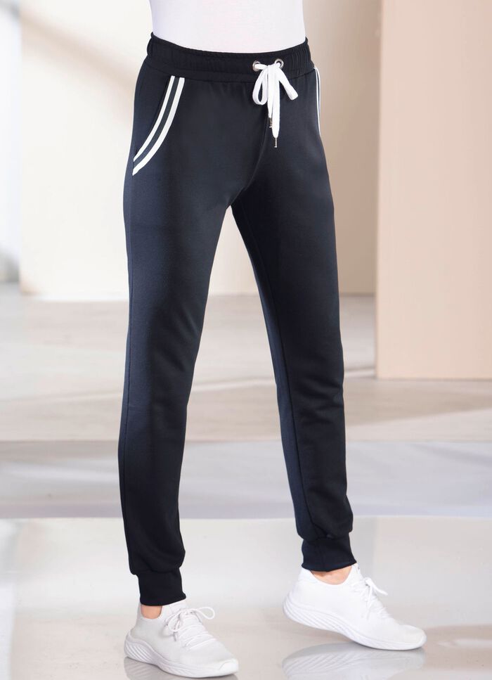 Vrijetijdsbroek met elastische tailleband MARINE