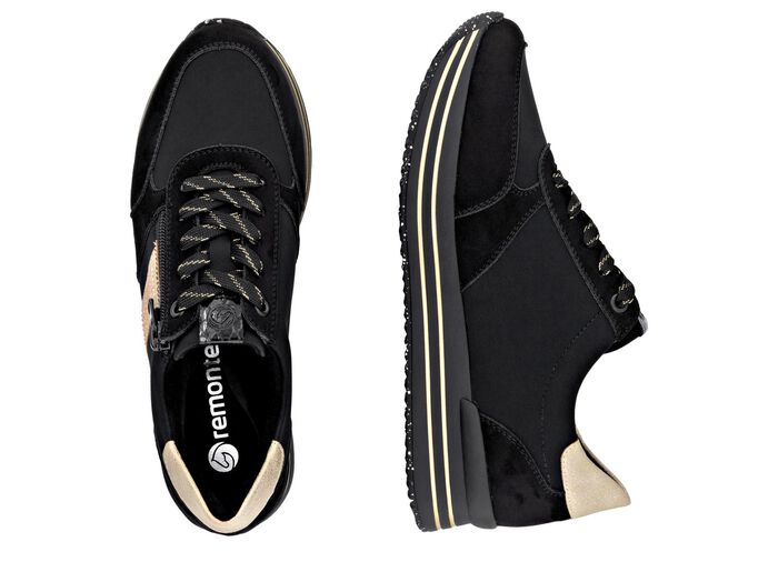 Remonte, trendy damessneakers, breedte G, met uitneembaar voetbed 