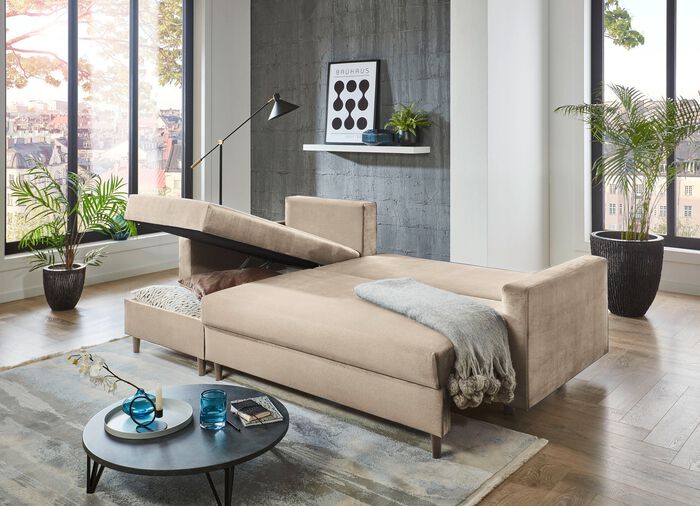 Gestoffeerde hoek met functie 