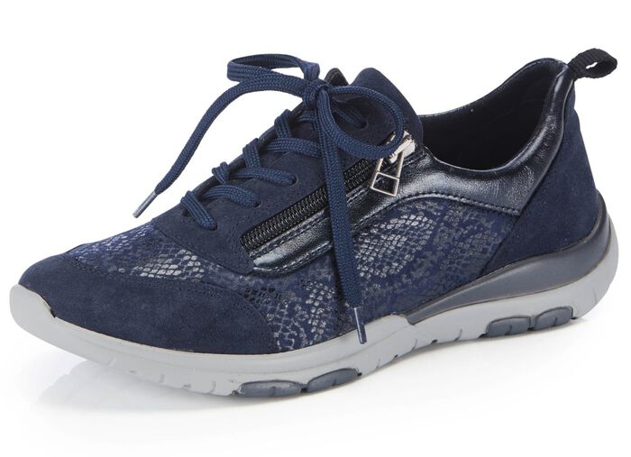 ELENA EDEN sneakers met glanzend bedrukt elastisch materiaal 