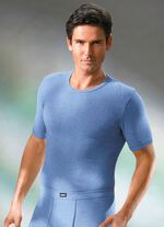 Set van vier ondershirts, van fijne rib 