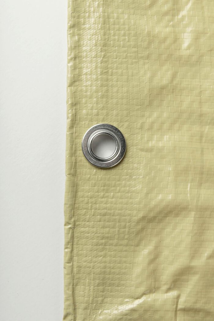 Balkon privacyscherm aan &eacute;&eacute;n zijde bedrukt inclusief bevestigingsmateriaal 