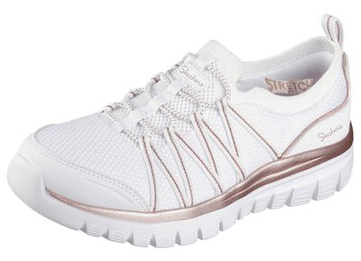 SKECHERS, trendy damespantoffels, gemaakt van gebreid meshmateriaal 