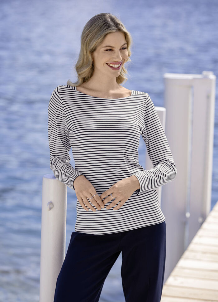 Shirt met viscose 
