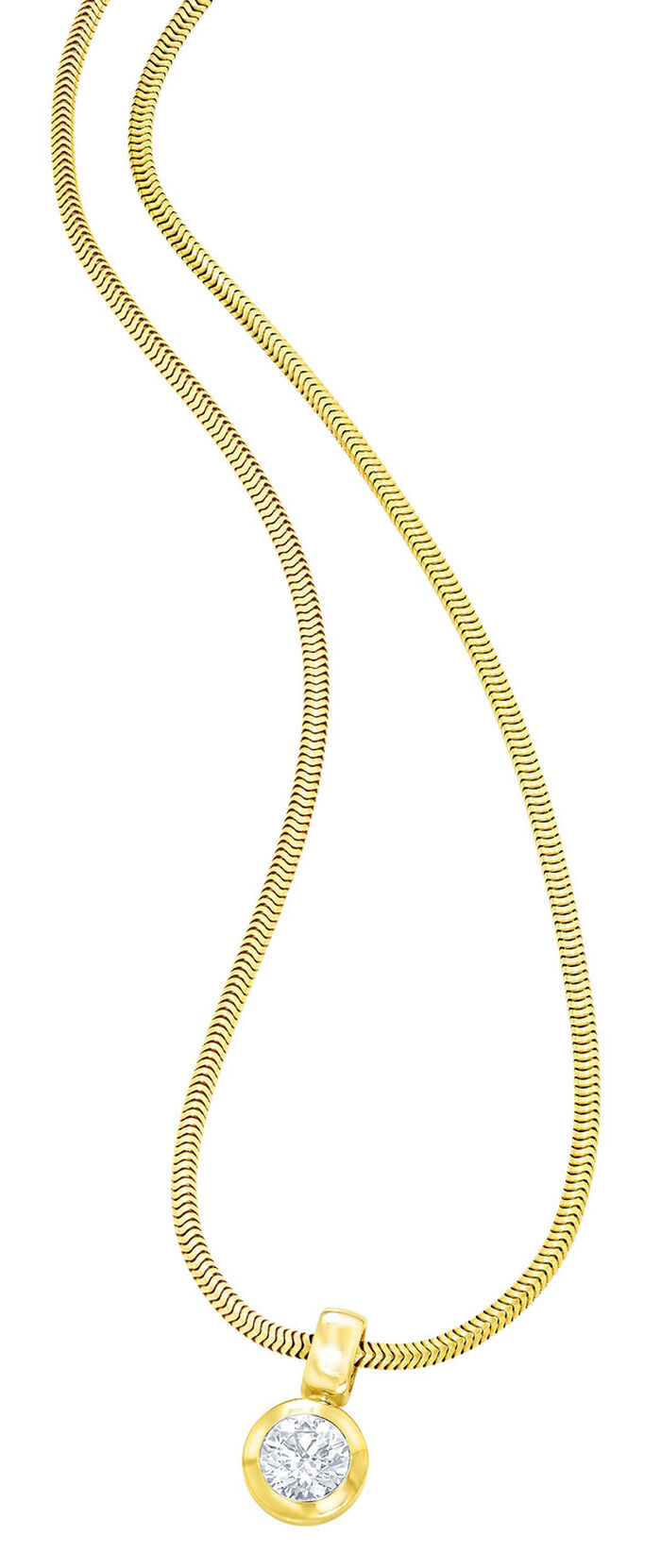 Kettinghanger met briljant 