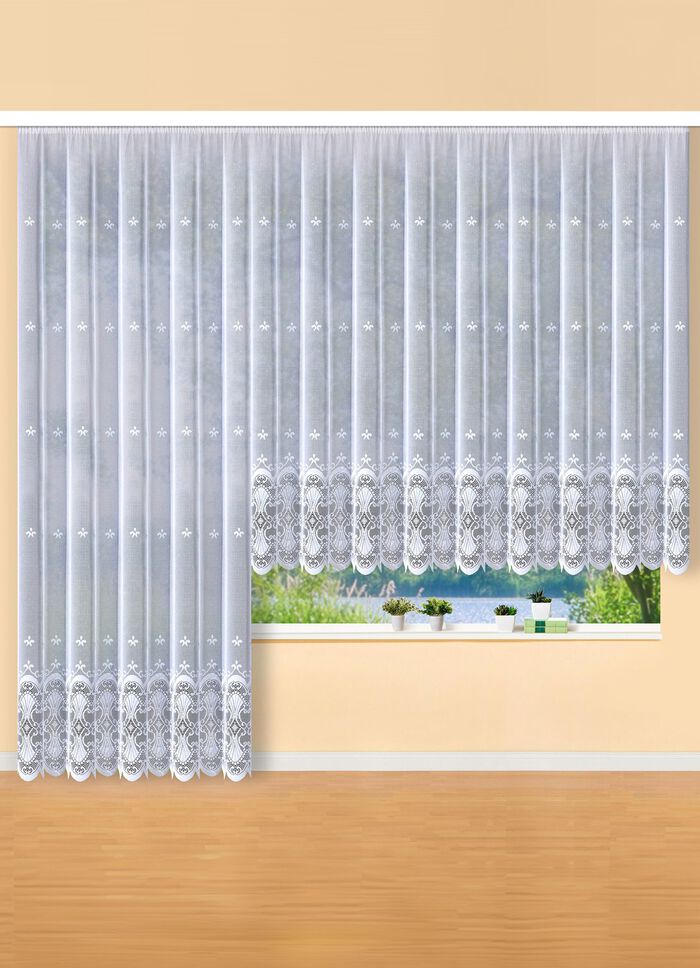 Stijlvolle jaloezie met automatische vouwband 1:3 