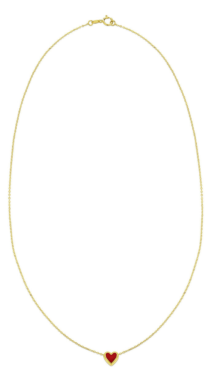 Romantische ketting met hart 