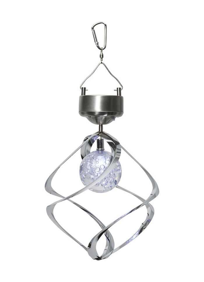 Led-mobiel op zonne-energie van roestvrij aluminium 