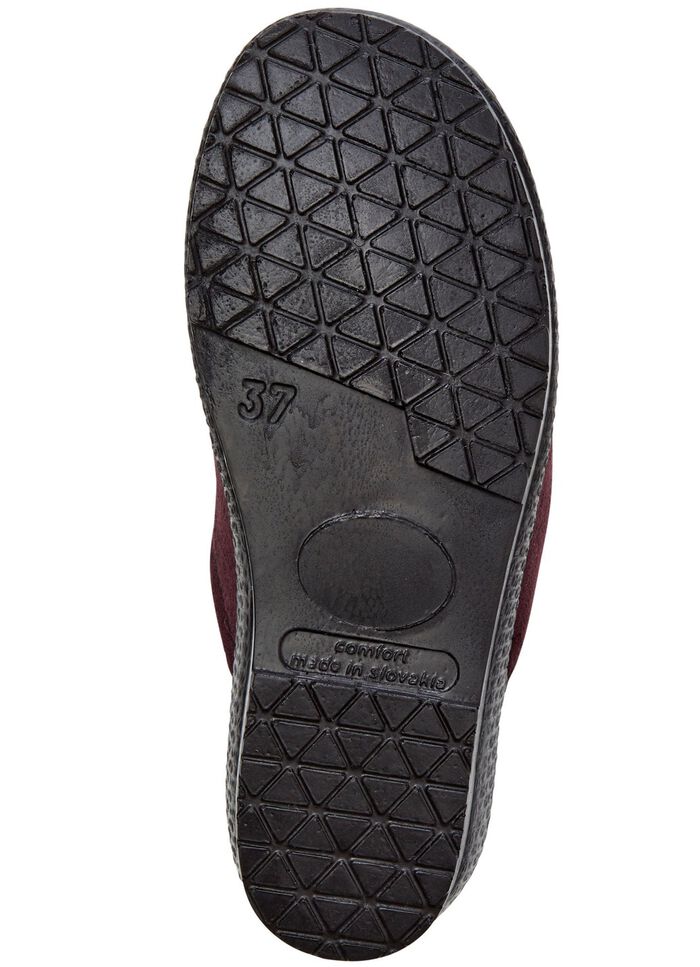 Tweepack klassieke damespantoffels, breedte H, met elastische band 