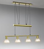 Hanglamp gemaakt van mat metaal MESSING