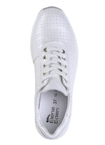 ELENA EDEN sneakers met decoratieve perforaties PARELWIT