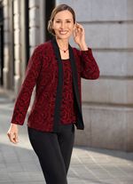 Shirttuniek in 2-in-1-look 