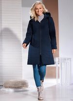 Korte jas met vaste capuchon 