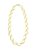 Vergulde zilveren ketting 