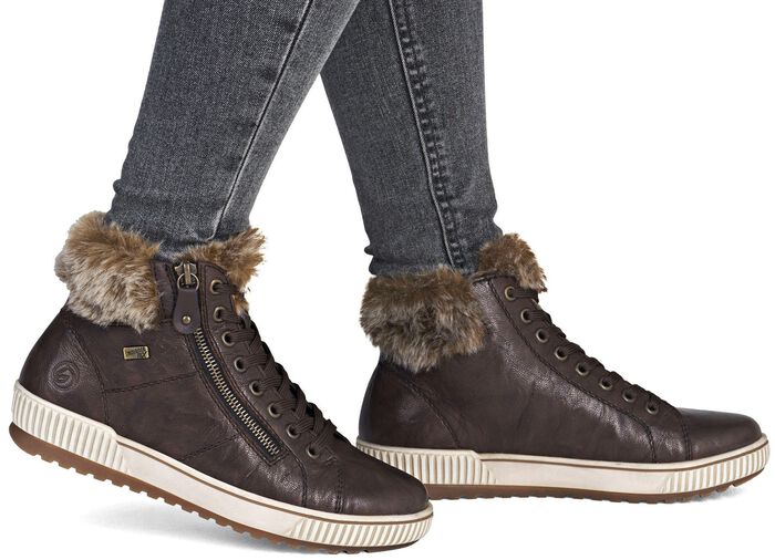 Remonte, gevoerde dameslaarzen, winterschoenen, breedte G, met uitneembaar voetbed 