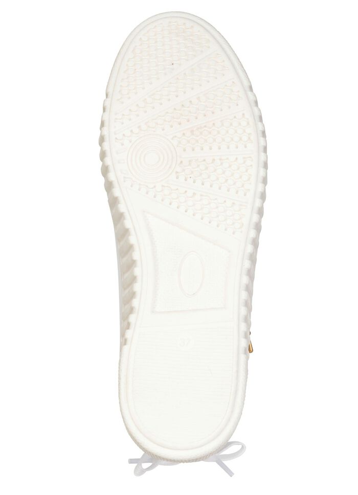 ELENA EDEN, stijlvolle dameslaarzen, breedte H, met uitneembaar voetbed WIT