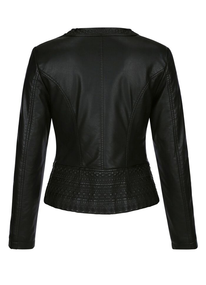 Blazer met tonale borduursels 