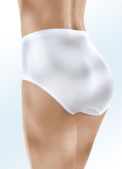 Vier-pack slip met elastische tailleband 