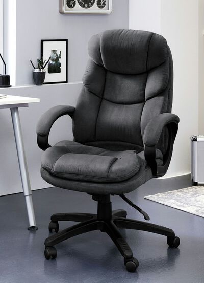 Directiestoel met hoogwaardige gestructureerde microvezelbekleding 