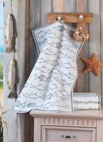 Theedoeken van half linnen, set van 3 