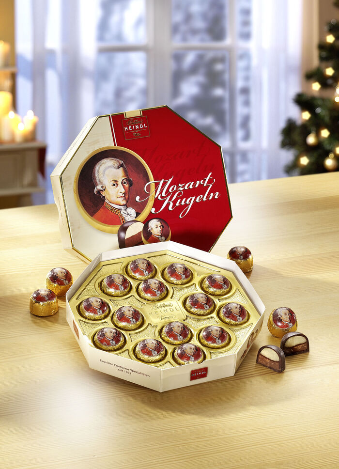 Mozart-ballen van Confiserie Heindl, Wenen 