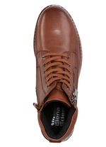 ELENA EDEN laarsje met veters en gevoerde kraag BRUIN