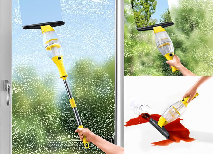 Raamreiniger-set met automatische zuigfunctie 