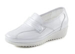 ELENA EDEN pantoffels met decoratieve knopen en elastische inzet PARELGRIJS