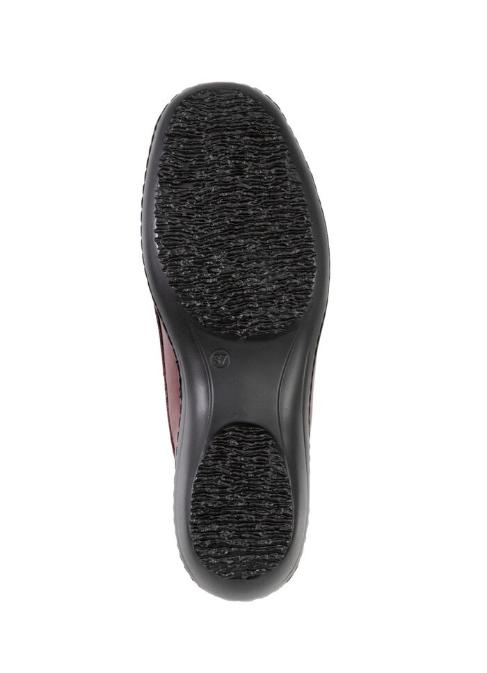 ELENA EDEN pantoffels van gedeeltelijk krokodillenreli&euml;f, gearceerd nappaleer 