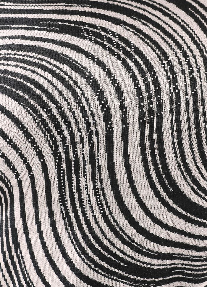 Tuniek met zwarte riem 