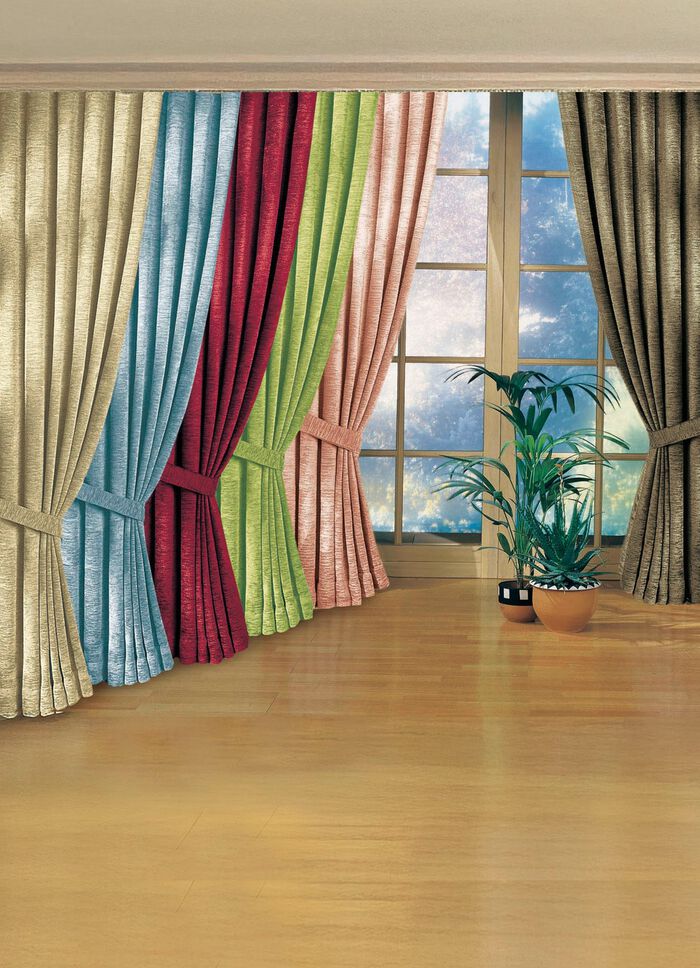 Overgordijnenset met universele railband 