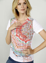 Overhemd in burnout-kwaliteit 