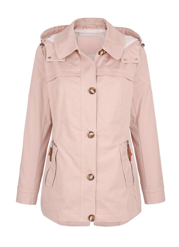 Jas met afneembare capuchon 