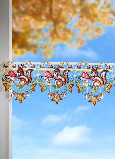 Paaldecoratie gemaakt van echt Plauenkant 